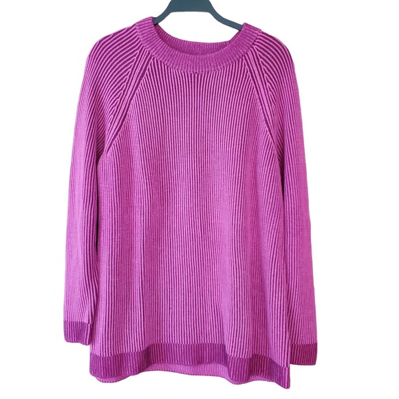 Lands' End Sweaters Lands End Womens Cotton Drifter Shaker Doubled